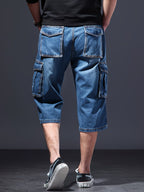 Men's Cargo Shorts with Multiple Pockets