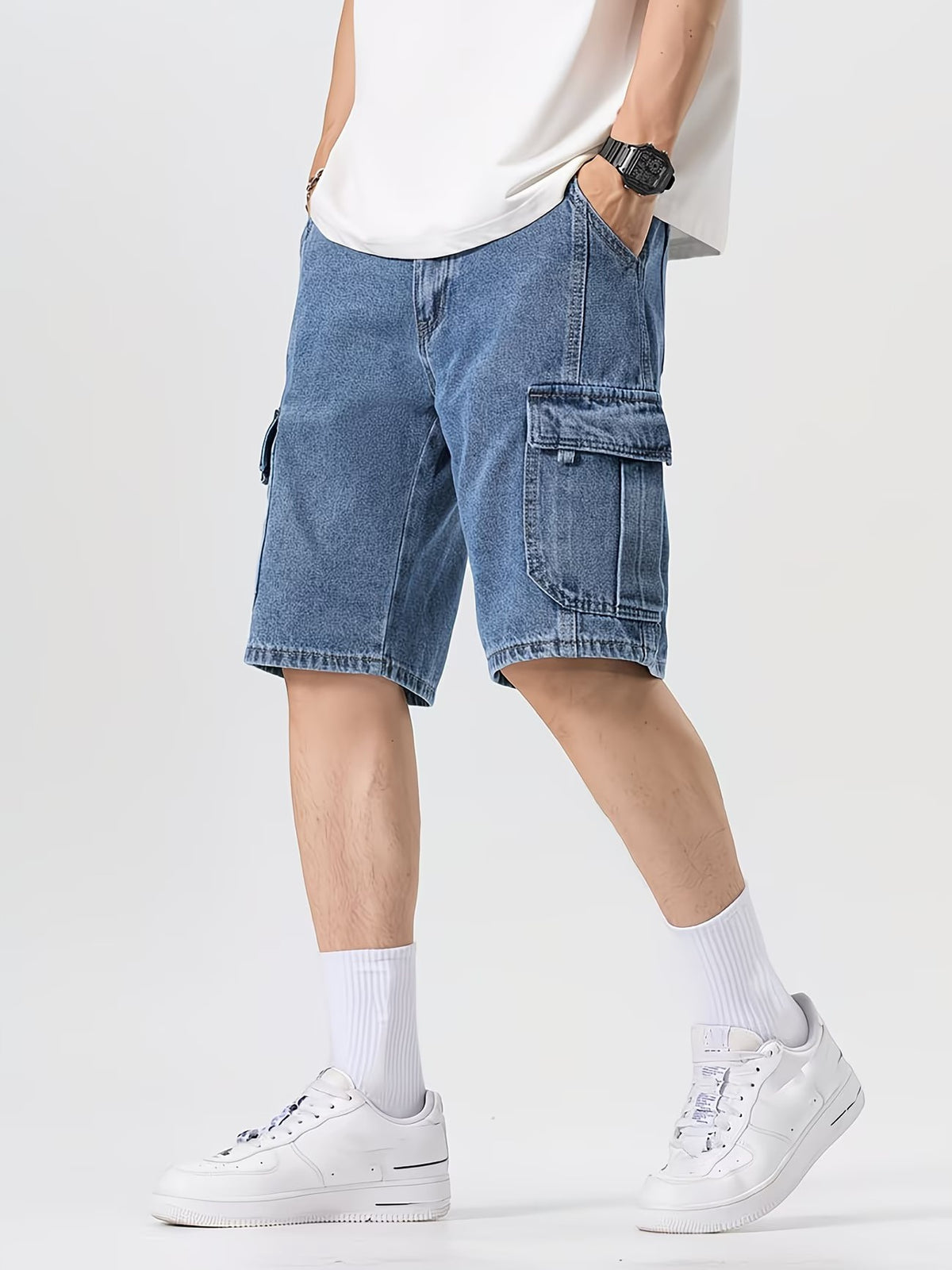 Men's Straight-Leg Cargo Shorts
