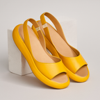 Women's Cushioned Open-Toe Slip-Resistant Wedge Sandals