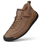 Women's Lace-Up Stitched Low-Top Elevated Sneakers with Velcro Tab