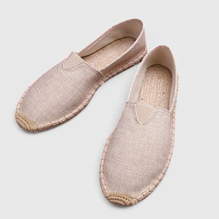Women's Woven-Sole Slip-On Flat Espadrilles