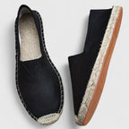 Women's Woven-Sole Slip-On Flat Espadrilles